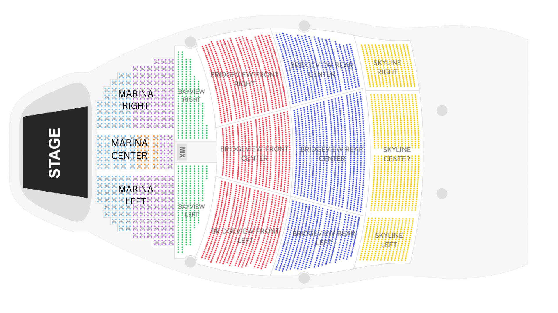 The Rady Shell at Jacobs Park Map 2025